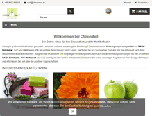 Tablet Screenshot of chironmed.de